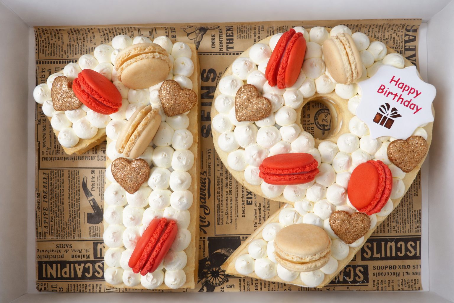 Number birthday cakes