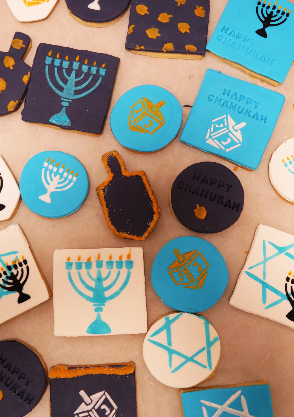 Signature Decorated Chanukah Cookies
